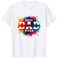 Colorful Splash Design Classic T-Shirt Best Dad Ever