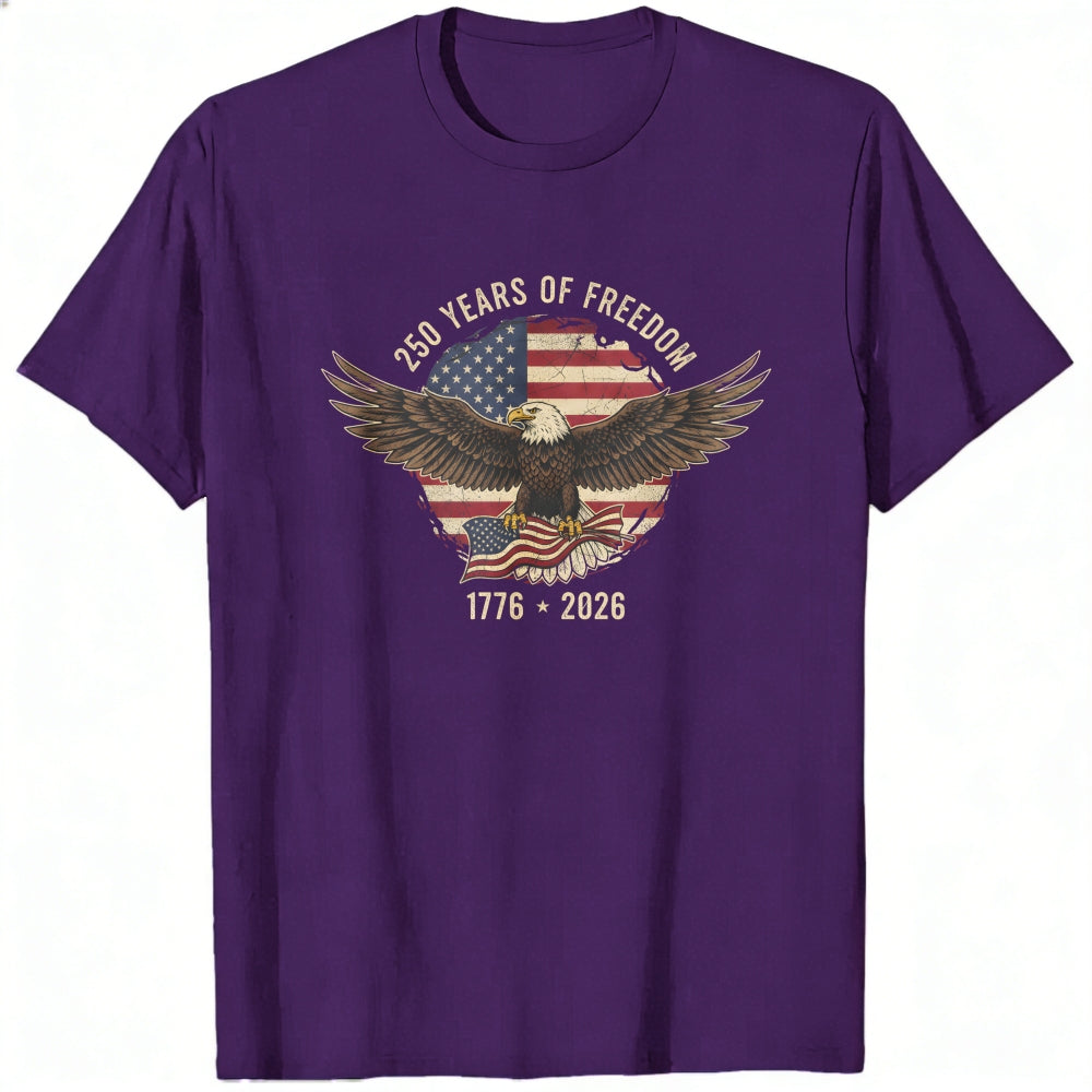 American Eagle Flag 250 Years Of Freedom Classic T-Shirt