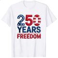 Patriotic American Flag Design Classic T-Shirt 250 Years Of Freedom