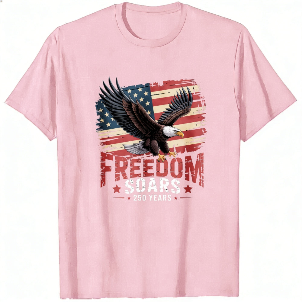 Patriotic Eagle American Flag Classic T-Shirt Freedom Soars 250 Years