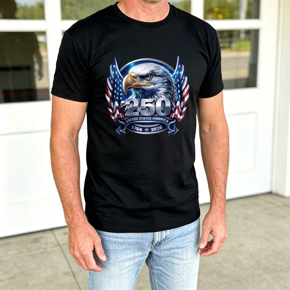Patriotic Eagle American Flag 250th Anniversary Classic T-Shirt