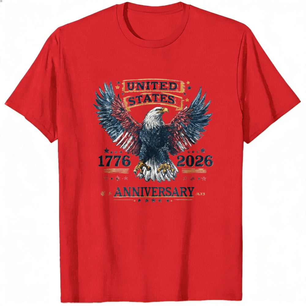 Patriotic Eagle Design Classic T-Shirt United States 1776 2026 Anniversary