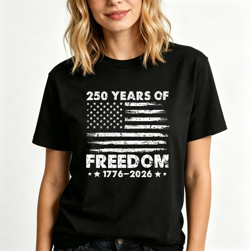 American Flag Design Classic T-Shirt 250 Years Of Freedom 1776 2026