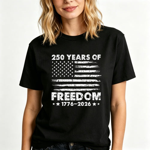 American Flag Design Classic T-Shirt 250 Years Of Freedom 1776 2026
