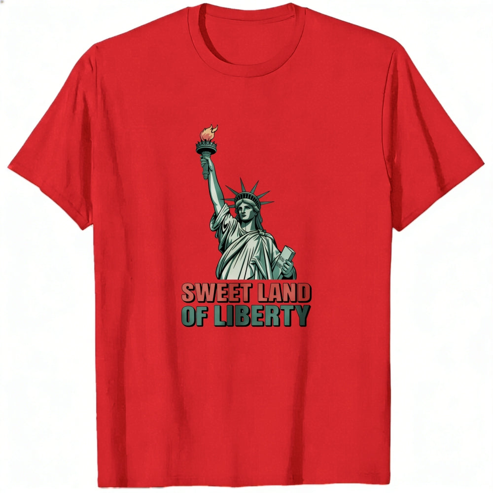 American Iconic Design Classic T-Shirt Sweet Land Of Liberty