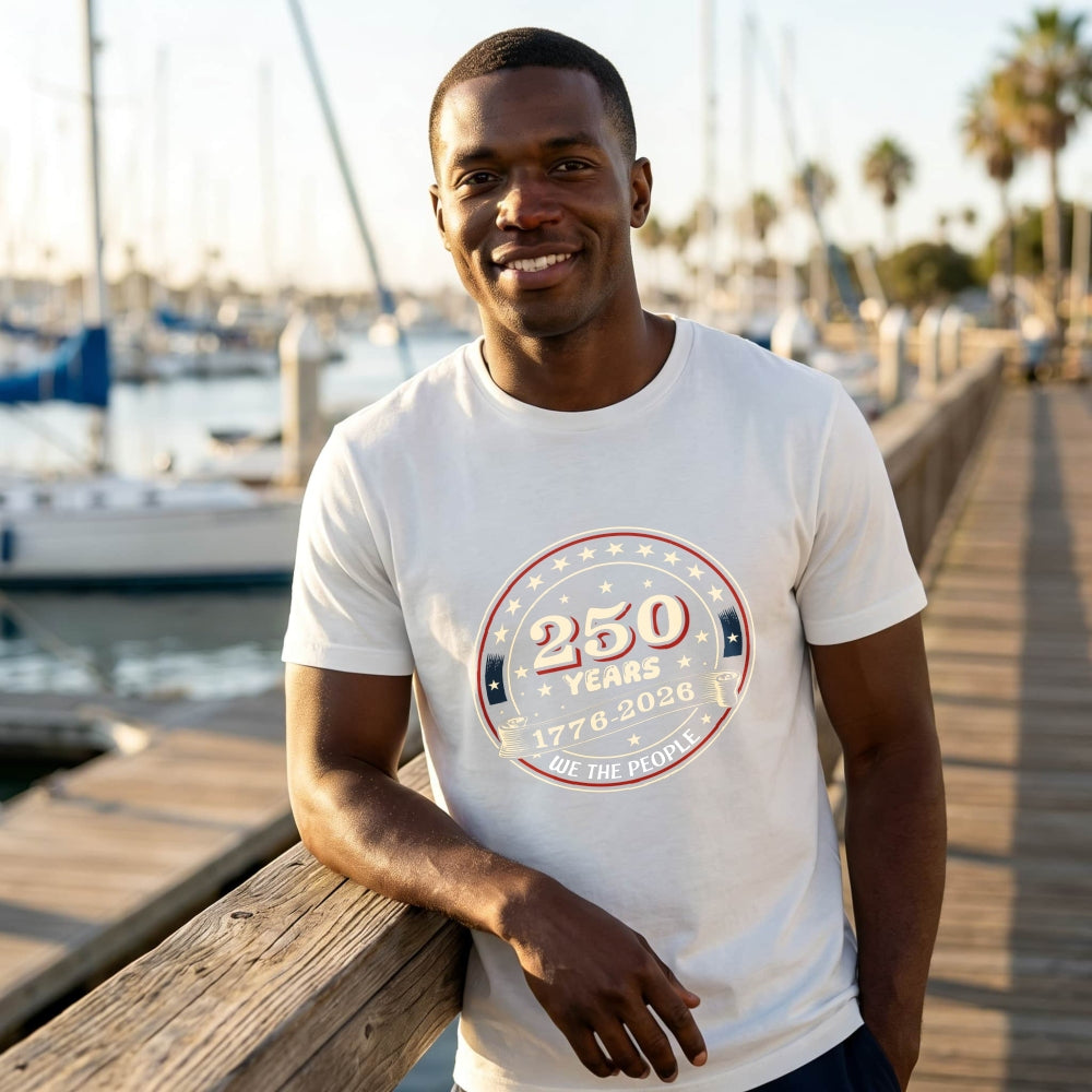 Patriotic Design Classic T-Shirt 250 Years 1776 2026 Independence Day Celebration