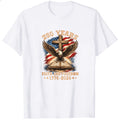 Patriotic Eagle Cross And Bible Classic T-Shirt Faith And Freedom 1776 2026