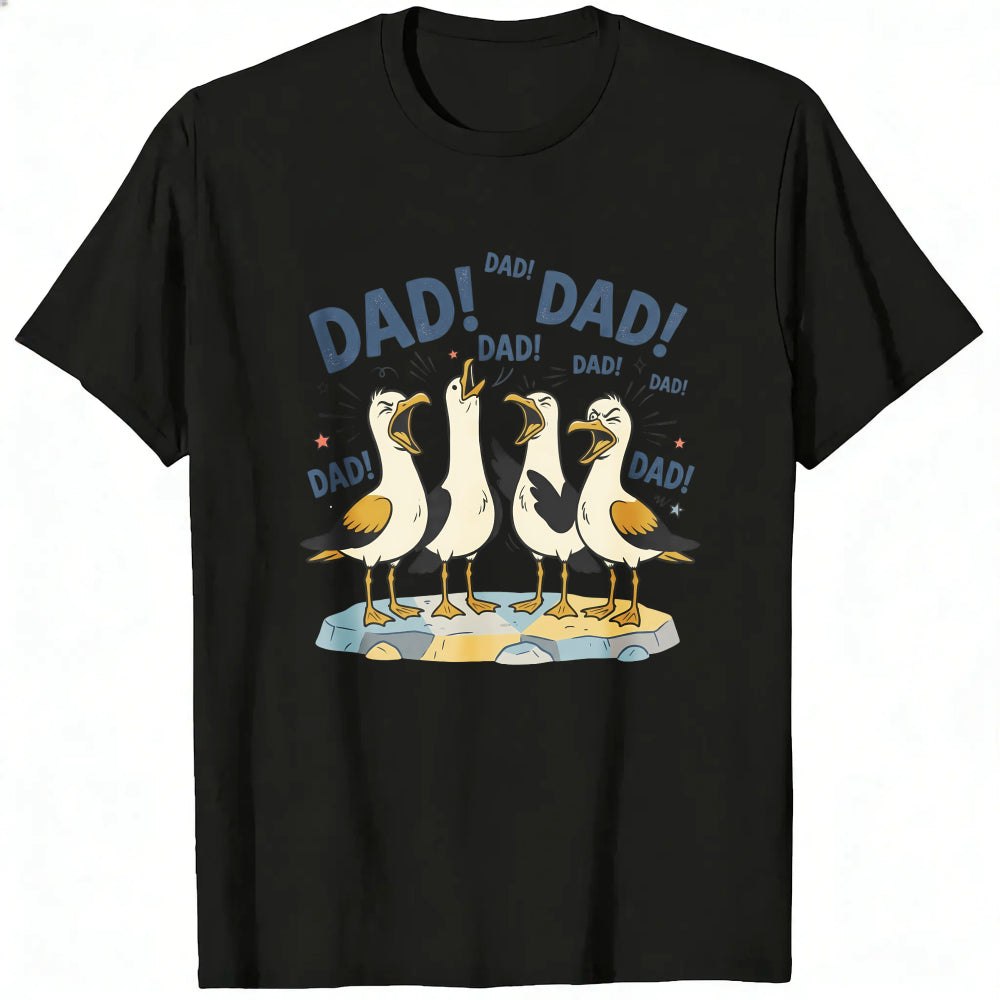 Cartoon Ducks Dad Classic T-Shirt